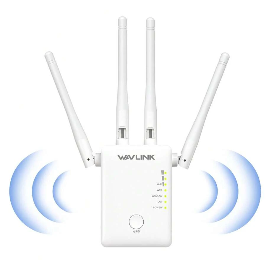 WiFi信号扩展器，1200Mbps信号增强器/中继器，覆盖范围高达1500平方英尺，适用于游戏、房间装饰、办公用品，WiFi信号扩展器/增强器，网络增强器，远距离WiFi扩展器，快速设置（中等难度） - 查看 1