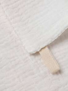 1pc Custom Embroidered Lace Trim Baby Handkerchief, Soft Absorbent Face Towel, Suitable For Boys And Girls, All Seasons