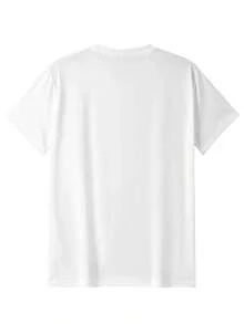 Women's Casual T-Shirt -Breathable Short Sleeve Crew Neck TShirt, Suitable For Casual Wear, Outdoor Sports, HolidayGift - Blanco - Ver 4