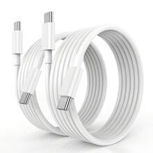 1/2/5pcs USB-C To Type-C 60W Fast Charging Cable, 3.3FT/100cm Length, Compatible With IPhone 17/16/15 Series, S25/S24, / - White - View 13