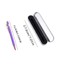 Customized Metal Signature Pen - Customizable With Name Or Logo, Comes With Elegant Gift Box, Suitable For Office, Birthday, Personalized Wedding Gifts - Multicolor - View 8