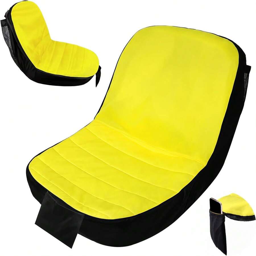 Heavy Duty Tractor Seat Cover, Windproof And Waterproof, Compatible With John Deere, Perfectly Protects Seat From Dust, Grass Clippings And Stains