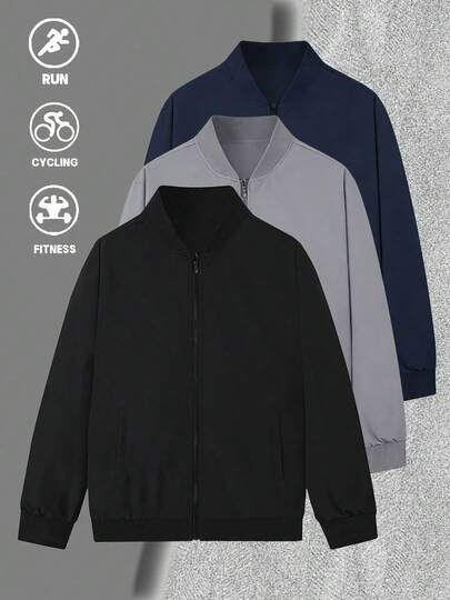 Women's Fashionable Yoga, Outdoor, Commuting, Date Wear Sunscreen Essential Elastic Comfortable Shaping Back Slimming Fitness Vintage High-End Street Elegant Sportswear Running Fitness Suit Zipper Elastic Minimalist Fashionable Sexy Tight-Fitting Long Sleeve Yoga Jacket