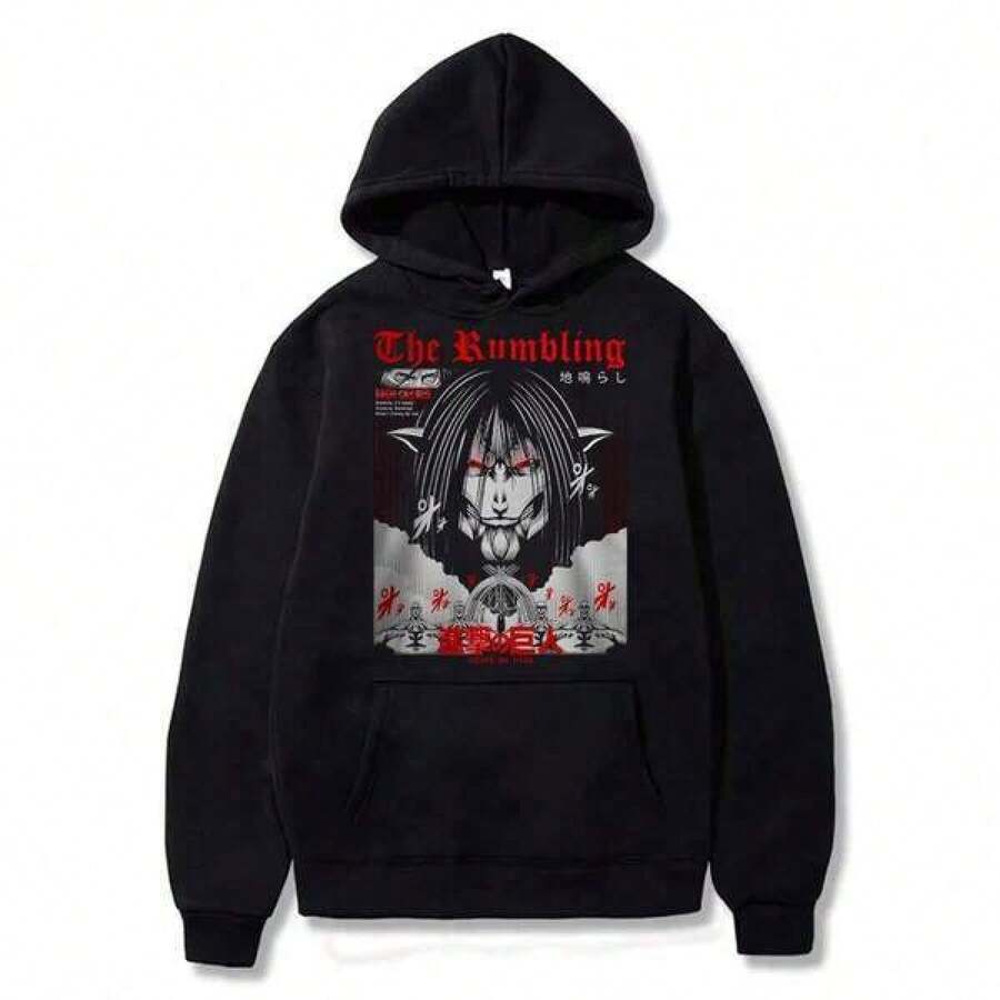 Men Outdoor Hoodies & Sweatshirts - Black - View 1