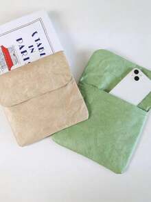 1 قطعة حقيبة منظم المكتب متعددة الأغراض بتصميم بسيط، مقاومة للتمزق والماء، مناسبة لحفظ الملفات والوثائق والكبلات واللوحات في المكتب أو الدراسة، بإغلاق مغناطيسي، تصميم بسيط للعودة إلى المدرسة ومستلزمات الدراسة - متعدد الألوان - مشاهدة 5