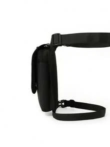 Herrmode Mångsidig Avslappnad Minimalistisk Midjeväska - Svart - Visa 6