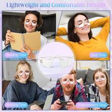 这款USB-C充电式眼部按摩器具备加热和振动功能，有助于缓解眼袋、黑眼圈、浮肿和皱纹，适合家庭和办公室使用。 - 白色 - 查看 9