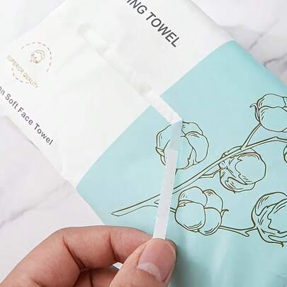 One-Time Thickening Facial Towel, Super Soft Luxury Face Towel, Suitable For Both Dry And Wet Use, Ideal Choice For Travel Makeup Removal, Multi-Functional Towel, Double-Purpose For Face Washing And Makeup Removal, Must-Have For Travel, Compact Design, Portable Size, Soft Fabric, Wet Towel, Essential For Home And Travel Skincare, Makeup, Facial Cleansing Bathroom Decor