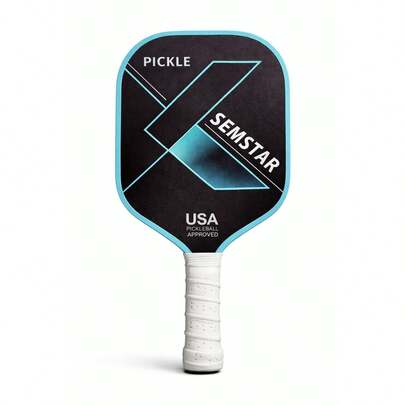 SEMSTAR T700 Raw Carbon Fiber Pickleball Paddle, USA Pickleball Approved Professional Racket With Honeycomb Core, High Grit Spin & Control, Lightweight Non-Slip Grip For Men & Women