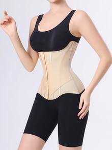 Women Waist Trainer Body Shaper, Tummy Control Fitness Slimming Shapewear Waist Belt - Apricot - View 4