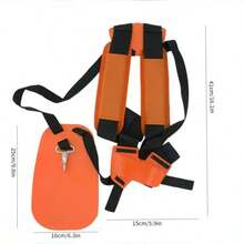 1 pieza arnés para cortasetos de jardín cortacésped - Naranja - Ver 2