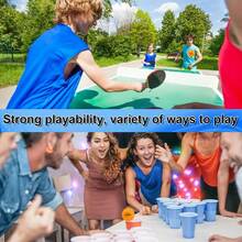 20 Pack Unisex 3 Star 40+ ABS Ping Pong Balls High Elasticity Table Tennis Balls For Competition Recreational Play Games DIY Use - Màu vàng - Xem 6