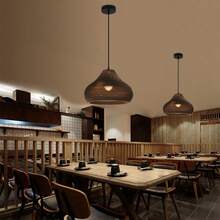 Lámpara colgante minimalista de estilo del sudeste asiático, nórdico y retro americano creativo para cafetería, restaurante y barra, estilo chino - Simple - Ver 12