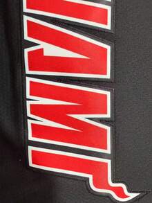 男士刺绣篮球衫，黑色休闲V领无袖T恤，派对及运动服饰 - 黑色 - 查看 4