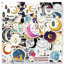 65 PCS Ramadan Stickers Deluxe Collection | High-Aesthetic Stickers | Multi-Scene Adhesive: Compatible With Computers, Laptop, Tablet, Skateboards, Luggage, Guitars, Helmets, Insulated Cups, Journal Collage, Gift Wrapping Stickers, Art & Crafts - Multicolor - View 1