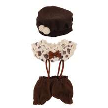 Christmas Season Sweater, Scarf, Chain Bag Set, For Labubu, Halloween, Christmas, Holiday, Birthday Gift (Excluding Plush Doll) - Multicolor - View 6