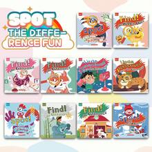 Spot The Difference Puzzle Workbook – Cute Animal & Daily Scene Pages, Builds Observation, Thinking Skills And Concentration - Spot the Challenge Adventure - View 2