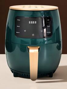 4,5L Air Fryer Med 8 Förinställda Tillagningslägen, Jämn Uppvärmning För Fritering, Non-stick Stekkorg, Kvalitetsmaterial, Lämplig För Kycklingben, Räkor, Pommes Frites, Kompakt Design, Modern Köksapparat