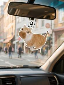 Cat Expression Pack In A Suit, Car Air Freshener, Wardrobe Air Freshener, Fragrance, Rearview Mirror Decoration, Car Interior Decoration, Natural Fragrance Air Purifier, Cartoon Bathroom Fragrance Pack, Living Room/Office/Bedroom Wall Decoration - 香片 - 查看 9