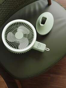 Desk Mini Fan, Super Long Battery Life, Oscillating, USB Rechargeable, Small Fan For Office, Desktop, Wall-Mounted, Home Use, Quiet, High Wind, Portable Tabletop Fan - Multicolor - View 5