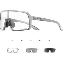 Gafas de Ciclismo Auto-Tintadas para Hombres y Mujeres, Gafas de Sol Deportivas Fotocromáticas, Gafas de Carrera Transparentes, Marco TR90, Gafas de Ciclismo MTB Rápidas con Protección UV400, Gafas Deportivas para Correr y Conducir - A10-negro. - Ver 2