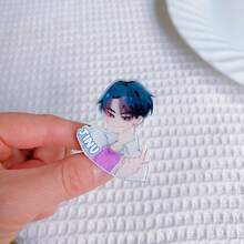 Random Style5pcs Stylish K-POP Theme Hair Ties Soft Elastic Hair Bands For Fans Cute Pattern Hair Ornaments - Multicolor - View 6