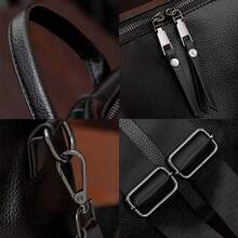 Women's Backpack, Convertible Shoulder Bag And Handbag, Waterproof Soft PU Travel Backpack With Multiple Pockets, Stylish Large Capacity Daily Backpack Suitable For Daily Use, Work, Shopping And Travel, Suitable For IPad, Mobile Phone, Cosmetics And Umbrella, Durable Metal Hardware And Adjustable Watch Strap, Ideal Gift For Fashionable Women. - Multicolor - View 3
