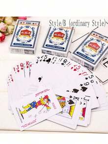 54pcs Waterproof Playing Cards Set - Black Rubber Cards - Suitable For Magic, Budgeting, Combination, Valentine's Day/New Year Gifts, Adult Parties And Holiday Gifts - Multicolor - View 2