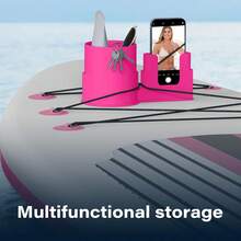 1 pieza Soporte para bebida y teléfono para kayak, soporte para dispositivo móvil y bebida con cuerda para tabla de surf, kayak - Multicolor - Ver 6