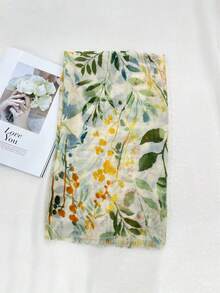 1pc Fashionable Luxury Multifunctional New Women Scarf, Soft Warm Portable Headscarf, Travel & Beach Use Sun Protection Shawl - Multicolor - View 3