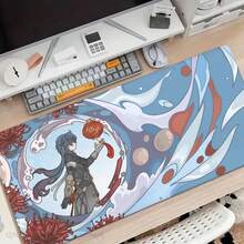 1 pieza Alfombrilla de piso Honkai Star Rail, alfombrilla de ratón, alfombrilla de escritorio con almohadilla, accesorios de juego, alfombrilla de teclado XXL Prime Gaming, alfombrilla acolchada - z3 - Ver 3
