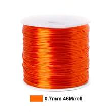 Elastic String Cord - 0.7mm Thick & Small Diameter Stretchable Thread, 50M, Suitable For DIY Jewelry Making, Beading, Bracelets, Necklace, Party Balloons & Crafts, For Beads & Cord Decorations - Elastic Cord - View 19