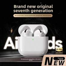 New Air4 Air5 Air7  Wireless In - Ear Earbuds With Ultra - Long Battery Life & High - Fidelity Sound 8 In 1 Wireless Earbuds ANC Active Noise Cancelling(-36db)In-Ear Earphones With Charging 33H Playtime 360 Hi-Fi Stereo Waterproof Headphones Android Phone/ AlRP0DS Pro IOS Laptops 1:1 Clone - 七代巔峰 - 查看 2