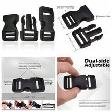 Quick Release Buckles Heavy Duty Plastic Snap Clips For Nylon Straps No Sewing Adjustable Side Buckle Replacement - 1 - View 1