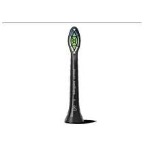 Đầu bàn chải thay thế Philips Sonicare (chính hãng) HX6063/96, cỡ tiêu chuẩn, gói 3 chiếc (dùng trong 9 tháng), tương thích với dòng máy 3000/6000/9000. - màu đen - Xem 6