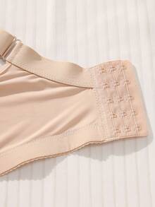 Áo ngực nữ cỡ lớn không đường may màu be MIMILEMON, kiểu dáng tối giản, dây đeo rộng, thoải mái nâng đỡ và định hình tốt. - Màu vàng - Xem 5