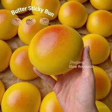 1pc Slow Rebound Squeeze Toy, Krasnodar Blue Sticky Soft Stress Relief Fidget Toy, Great For Office Pressure Relief - Multicolor - View 7