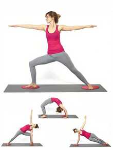 1 Pair Gliding Discs For Smooth Floors, Tile Floors, Balance Training, Core Training Accessory - Yoga, Abdominal Muscle Fitness, Sled Waist Trainer, Sliding Board For Glute Lift And Core Strength Training - Multicolor - View 8