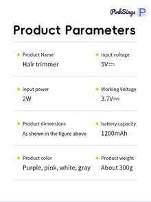 PinkSings 1200mAh automatischer Splissenden-Trimmer, Splissenden-Reparatur-Werkzeug, beschädigtes, empfindliches Haar, unisex Haarstyling-Werkzeug, tragbarer USB-aufladbarer Haarschneider, automatischer elektrischer Haartrimmer, geeignet als Geschenk für Frauen zu besonderen Anlässen - Pink - Übersicht 12