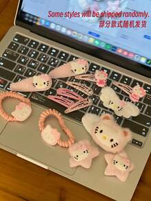 14/15pcs Set (Random Style) Cute Hair Clips, Including Bangs Clips, Perfect Gifts For Valentine's Day, Women's Friendship Day, Carnival, Friends, Lovers, Party Supplies - Multicolor - View 9