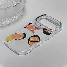 Bobs Burgers Family Fun Element-Design Phone Case, Suitable For IPhone Models 16, 15, 14 Pro Max, 13, 12, 11, XR, XS Plus Phone Cases, Made Of TPU Silicone Material, Providing Shock And Drop Protection, With Drop Protection Function, And Has A Very Good Hand Feel. It Is The Most Suitable Gift For Family, Friends, And Loved Ones. - CZ55 trong suốt - Xem 5