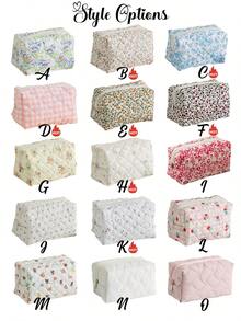 1 Pc Personalized Custom Embroidery Floral Bag Cosmetic/Storage/Toiletry Bag Light Convenient Large Capacity Versatile Embroidery Customization Ideal Gift For Girlfriend Family Classmates Sisters Suitable For Business Trips Vacations Bridesmaid Gifts Makeup Bag Personalized Gift For Her Bridesmaid Proposal Gift Cosmetic Bag Bachelorette Gift Bride Squad Party Favours,Office Decor,Elegant Living