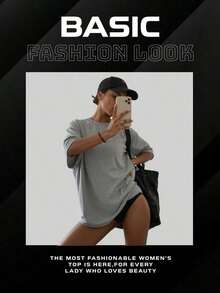 Women's Round Neck Short Sleeve Oversize Fit T-Shirt For Spring/Summer-Unisex Loose - Fit Comfortable Vintage Street - Style Cotton T - Shirt Top-Summer Casual Vintage Cotton Printed T-Shirts For Couples - 灰色 - 查看 10