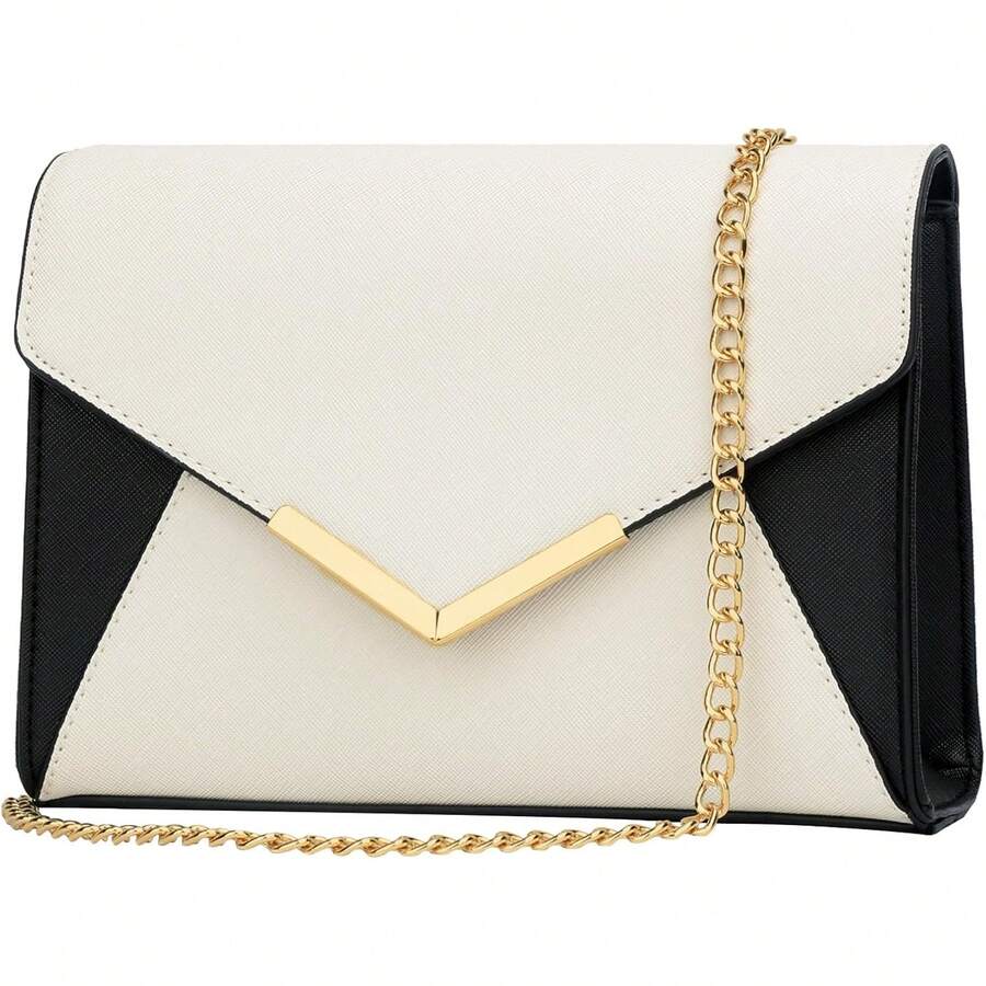 Women Evening Bags - A- Black White - View 1