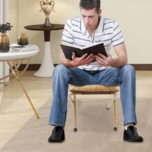 YUNRUX Storage Benches & Ottomans - Khaki - View 11