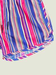 男士时尚美式度假休闲抽绳短裤，夏季 - 彩色 - 查看 6