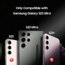 - Carcasa delgada para S23 Ultra, compatible con, protector de lente de cmara integrado, carcasa magntica de TPU suave a prueba de golpes blanco - S23 Ultra + Blanco puro - Ver 8