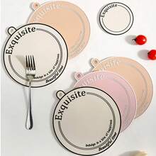 Manteles individuales de estilo de lujo francés, manteles aislantes del calor, manteles elegantes para la mesa, posavasos, salvamanteles, agarradores de ollas, fábrica de manteles individuales - Multicolor - Ver 3