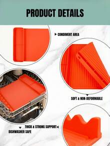 HIGH TEMPERATURE RESISTANT BABY-MOM GRADE SILICONE GRILL PROTECTOR MAT, THICKENED SLIP-RESISTANT HEAT-RESISTANT HANGABLE OIL-DRAINING BAKING SHEET LINER, INS-STYLE HIGH-AESTHETIC STRONG SUPPORT BLACKSTONE GRILL SPECIALIZED TOOL MAT, UNIVERSAL FOR BACKYARD PARTIES, CAMPING BARBECUES, FRIENDS' GATHERINGS, HOME BAKING, KITCHEN PREP & DAILY COOKING - Multicolor - View 6