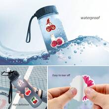 62PCS Cherry Stickers - Beautiful Stickers Pack, Suitable For Scrapbooking, Water Bottles, Skateboards, Bumpers, Diaries, Refrigerator, Suitcases Stickers, Art & Crafts, For Gift Bags, Envelope Seals, Party Decoration, Office Supplies, For Laptop Tablet Sticker & More! - Multicolor - View 5